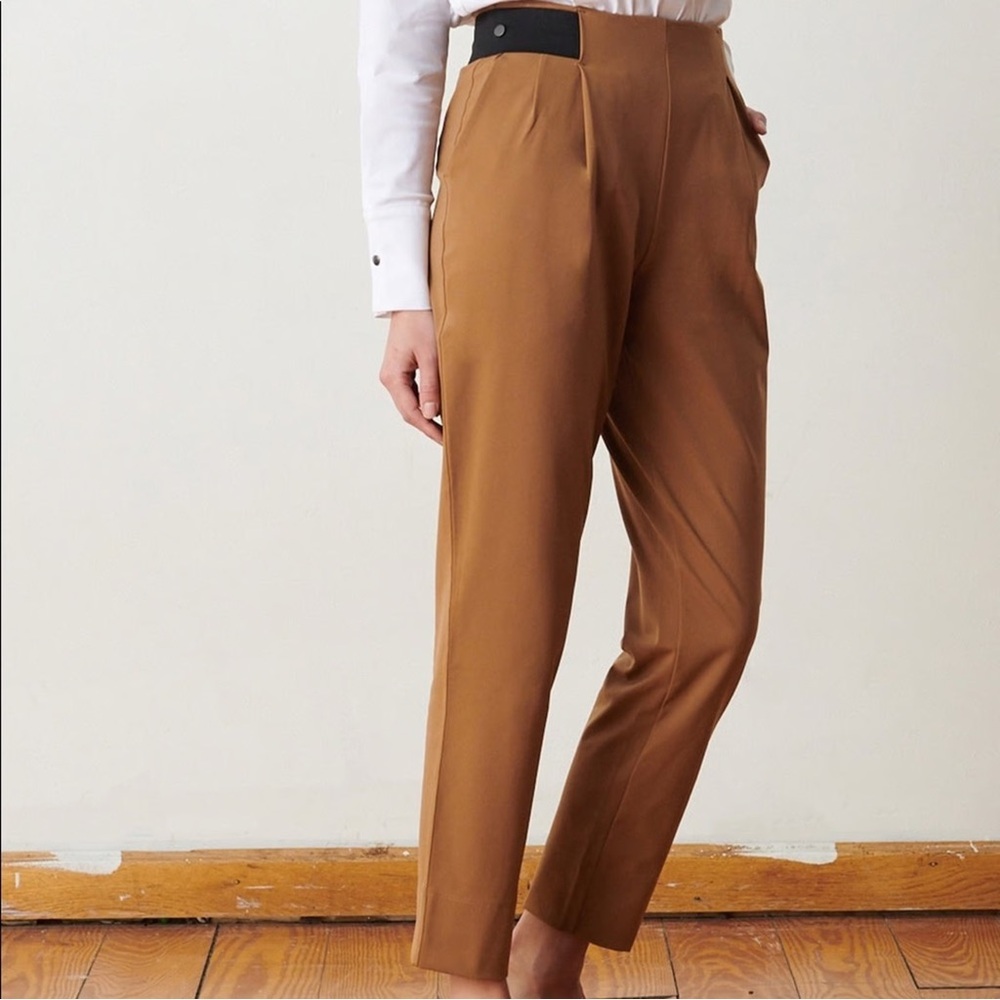 ADAY Turn It Up pants, camel / brown, size large